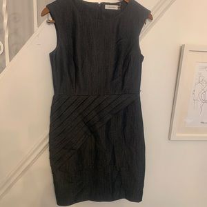 CK shift dress. Go-to basic office to cocktails!
